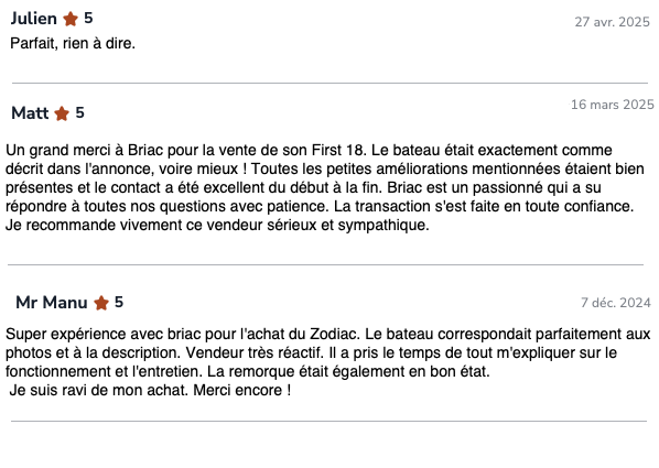 Avis client général 2